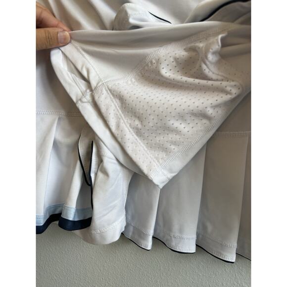 Pleated Mini skirt Tennis Cheer 80s Golf.PHONE Pocket Ocean $68 Vintage Look M - Picture 10 of 12
